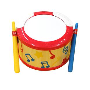 Hape声光节奏练习鼓儿童早旋律培养乐感智力木制儿童益智玩具男女