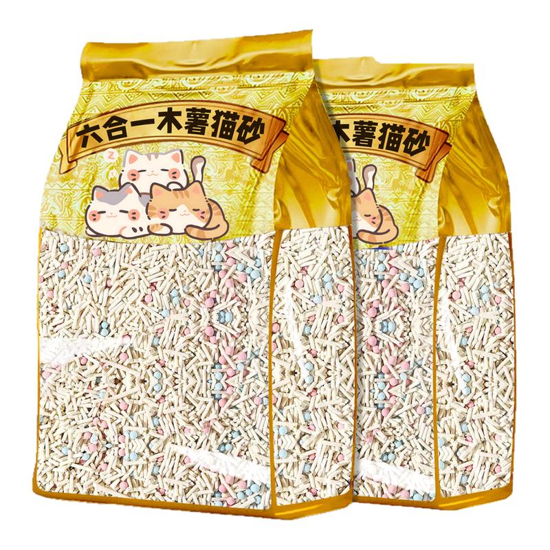 6合1白茶木薯混合猫砂20公斤