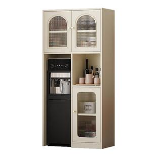 靠墙实木茶吧机储物柜餐边柜茶水柜杯具茶壶置物柜饮水机上收纳柜