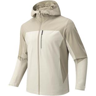 安踏零压型壳丨无氟防泼水外套男士丝光绒保暖风衣夹克152617603S