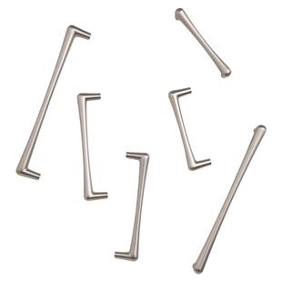 意式极简门拉手衣柜橱柜抽屉柜门亚拉丝长条锌合金简约复古长把手