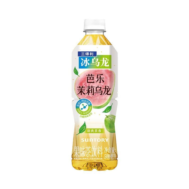 三得利芭乐茉莉乌龙柚子铁观音冰调味茶饮料