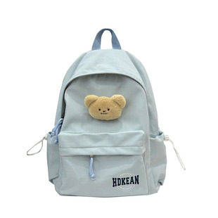 书包初中女生ins小众简约百搭中型高中生双肩包小容量少年感背包