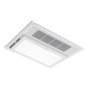 飞利浦浴霸灯风暖取暖机集成吊顶300x300排换气扇照明一体卫生间