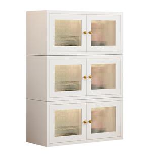 飘窗柜空间利用储物柜家用阳台防晒带门收纳柜子简约书柜落地书架