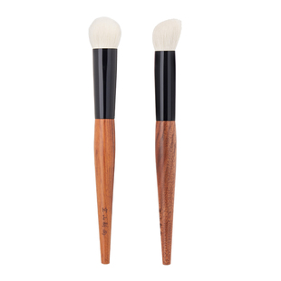 空山新雨长乐系列C09高光提亮腮红膏刷泪沟三角提亮动物毛化妆刷