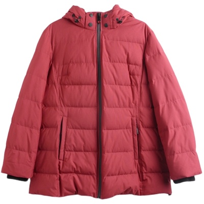 胖太太羽绒服连帽宽松保暖