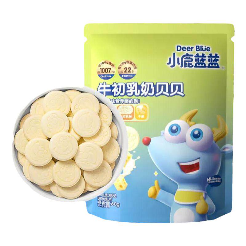 小鹿蓝蓝牛初乳奶贝贝解馋奶片