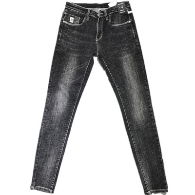 网红韩版修身弹力社会小伙牛仔裤