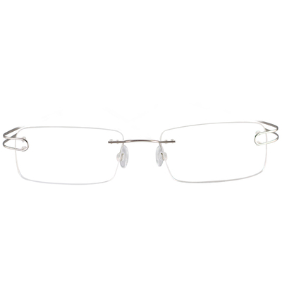 超轻纯钛无框眼镜男款女男女款