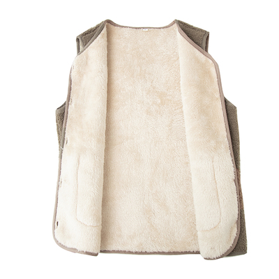 颗粒绒短款简约单排扣