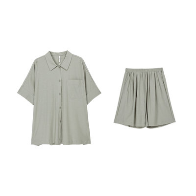 安之伴【巨柔软】睡衣女夏季2025新款纯棉短袖夏天休闲家居服套装