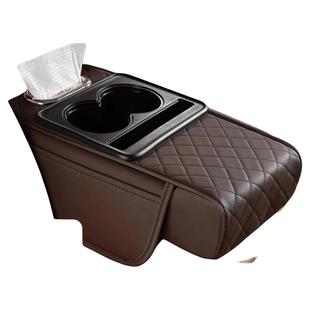 汽车扶手箱垫通用收纳袋车载抽纸巾盒中央手肘增高垫多功能四合一