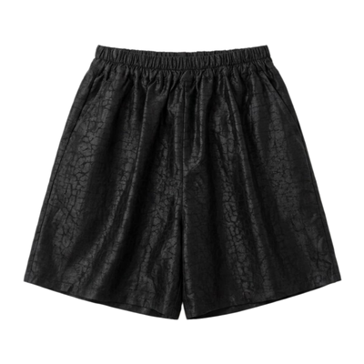 桑蚕丝高腰阔腿短裤女夏显瘦