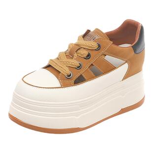 内增高凉鞋女包头厚底小个子女鞋夏季镂空透气百搭时尚8cm休闲鞋