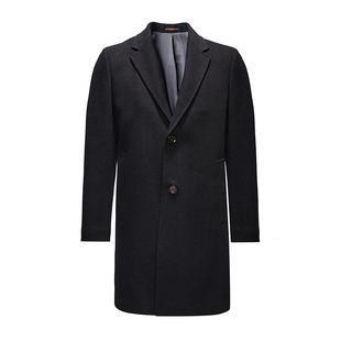 100%山羊绒JODOLL乔顿高端羊绒大衣男商务休闲中长款冬季保暖外套