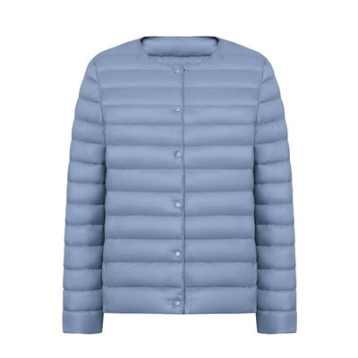 鸭鸭轻薄羽绒服女款保暖外套