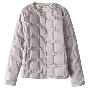 雅鹿修身石墨烯羽绒内胆羽绒服女款2025秋冬新款修身保暖内外可穿