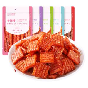 辣可曦曦网红儿时怀旧彩包辣条