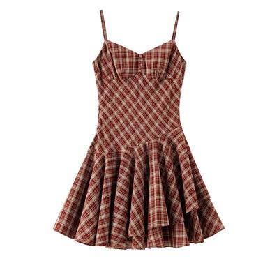 BANANACICI复古短款吊带连衣裙