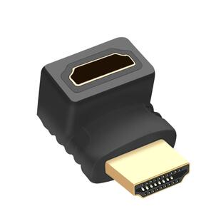 电脑显卡单反机Micro mini 迷你HDMI转接头公转母耳朵弯头90270度