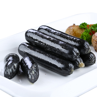 旭日台湾墨鱼肠500g黑色地道肠无淀粉关东煮脆皮肉肠火山石烤肠