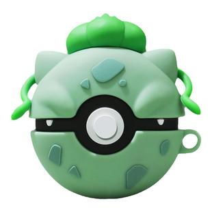 适用airpodspro2保护套airpods4苹果耳机保护壳airpods2二代airpod蓝牙耳机套盒ipod五三代pro2软壳3绿精灵球