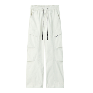 JEEP SPIRIT冲锋裤男士秋冬季新款加绒加厚工装裤直筒休闲长裤子