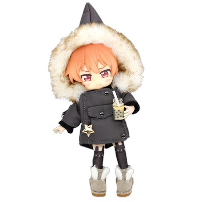 雪地靴娃鞋OB11BJD鞋子茉莉短靴