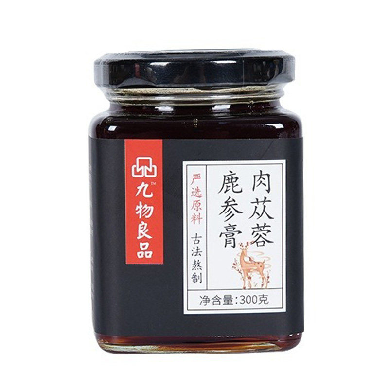 肉苁蓉人参鹿鞭膏熬夜久坐精力差