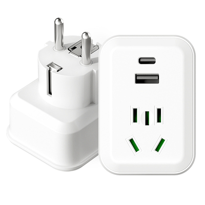 英特曼欧标德标转换插头带USB