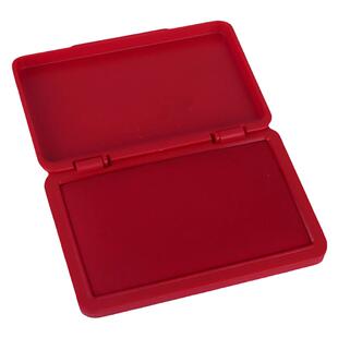 进口红色速干印台中号油性印尼快干黑色蓝色印油邮局邮政手账汇票按指纹印台盖邮戳卡集邮卡印泥财务办公用品