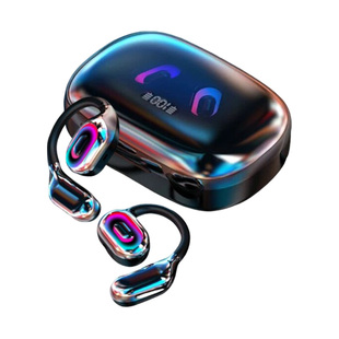 forldS25Ai会议录音实时翻译蓝牙耳机2025新款运动无线开放挂耳式