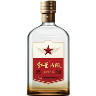 红星二锅头52度古酿500ml*1瓶单瓶装清香型白酒纯粮口粮酒