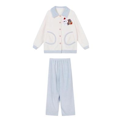 馨帮帮Homedress撞色边家居服