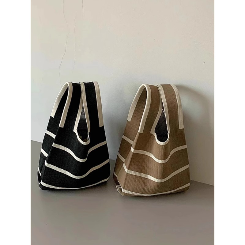 外出小拎包袋子针织手拎包手提小包上班小拎袋手提袋小号针织包