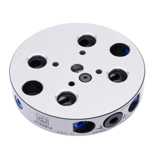 四轴五轴夹具快换自定心虎钳工装4孔零点定位盘CNC铝件钢件加工