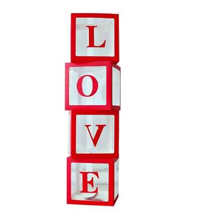 网红气球透明盒子baby字母结婚装饰生日派对宝宝周岁场景布置道具