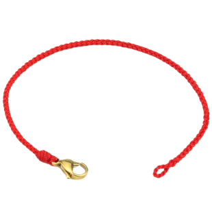 纯手工编织绳本命年红手绳可串珠红绳手链女款男士情侣手饰脚链绳