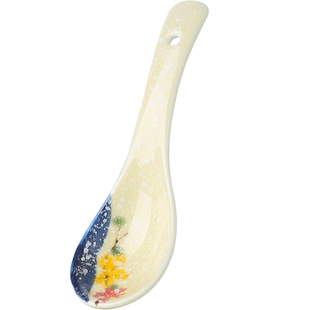 勺子陶瓷家用汤勺高档精致一人一勺调羹汤匙喝汤吃饭专用中式饭勺