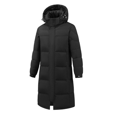 花花公子羽绒服男长款过膝2025新款冬季加厚情侣保暖防寒外套东北