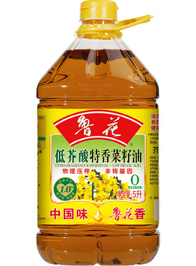 鲁花低芥酸特香菜籽油5L