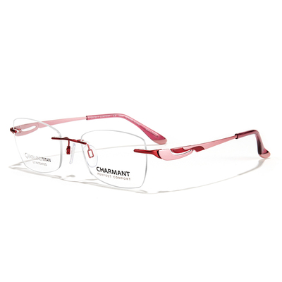 CHARMANT夏蒙钛合金无框女士镜架