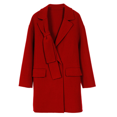 索玛somsom气质长袖大衣外套