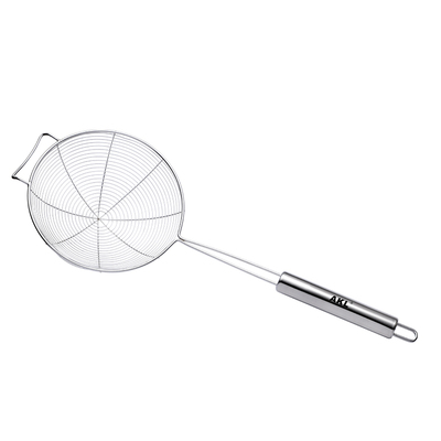 304不锈钢大小号油炸火锅漏勺