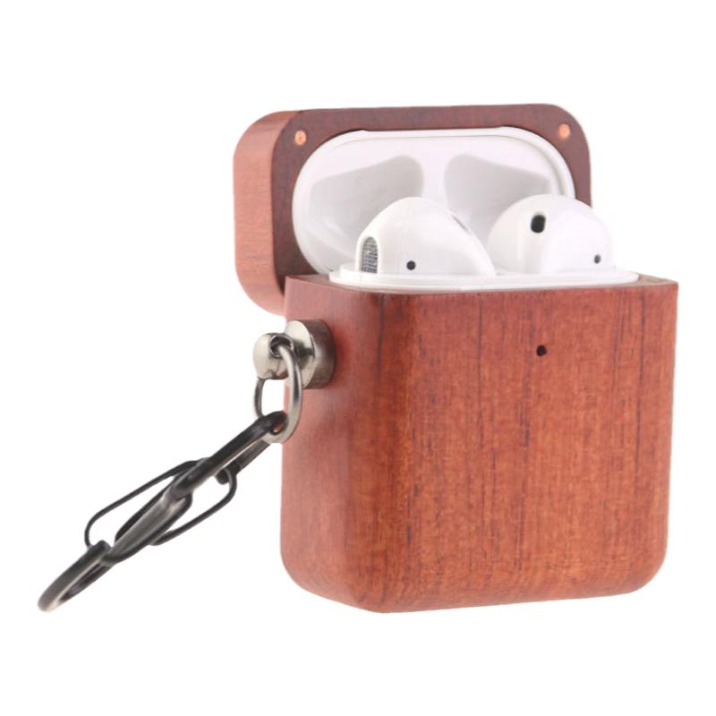 实木耳机保护套airpods4胡桃木耳机壳苹果3带全包无线蓝牙木制简约风男生高级感耳机盒
