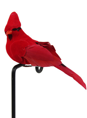 圣诞装饰园艺工艺品园林小鸟泡沫