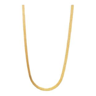 Wearring 肯豆同款ins网红欧美风百搭基础款宽面扁钛钢蛇骨链女