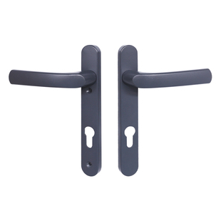 断桥铝合金门锁85型平开门双面执手锁老式大门阳台玻璃门锁具配件