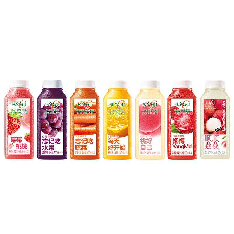【香菇來(lái)了】味全每日C果蔬汁300ml*12瓶 組合裝冷藏飲品